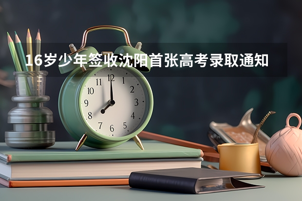 16岁少年签收沈阳首张高考录取通知书 录取通知书怎么查询到哪了