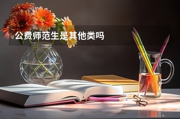 公费师范生是其他类吗