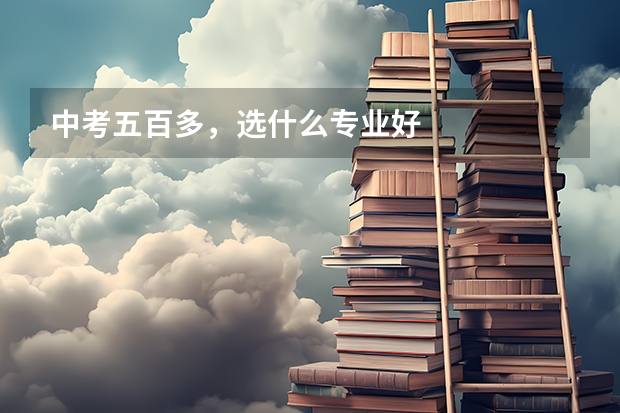 中考五百多，选什么专业好