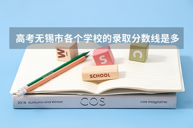 高考无锡市各个学校的录取分数线是多少？