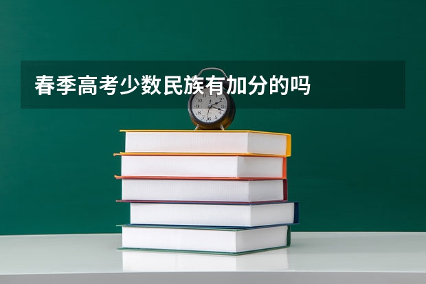 春季高考少数民族有加分的吗