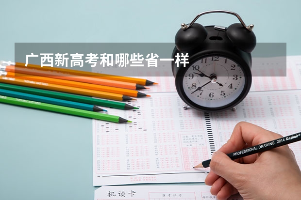 广西新高考和哪些省一样